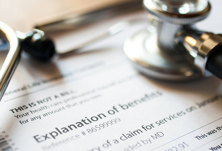 Sthethoscope and medical documents